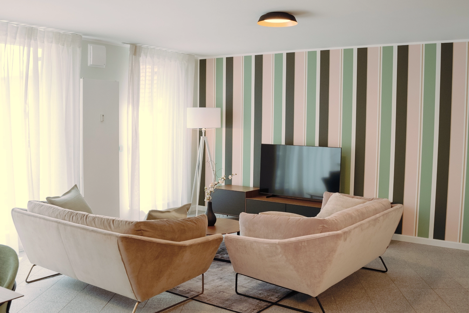 Gemütlicher Wohnbereich im 3 Bedroom Apartment, 21rooms Ingolstadt