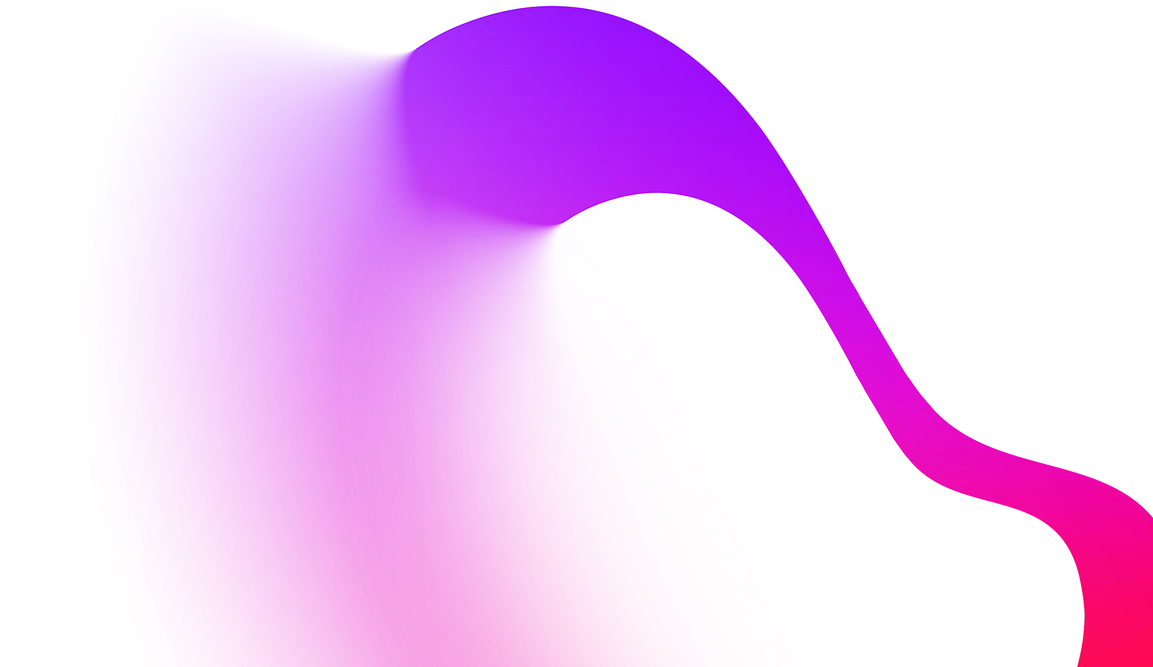Abstract blob-shaped gradient texture with vibrant purple, pink, and red colors on a transparent background.