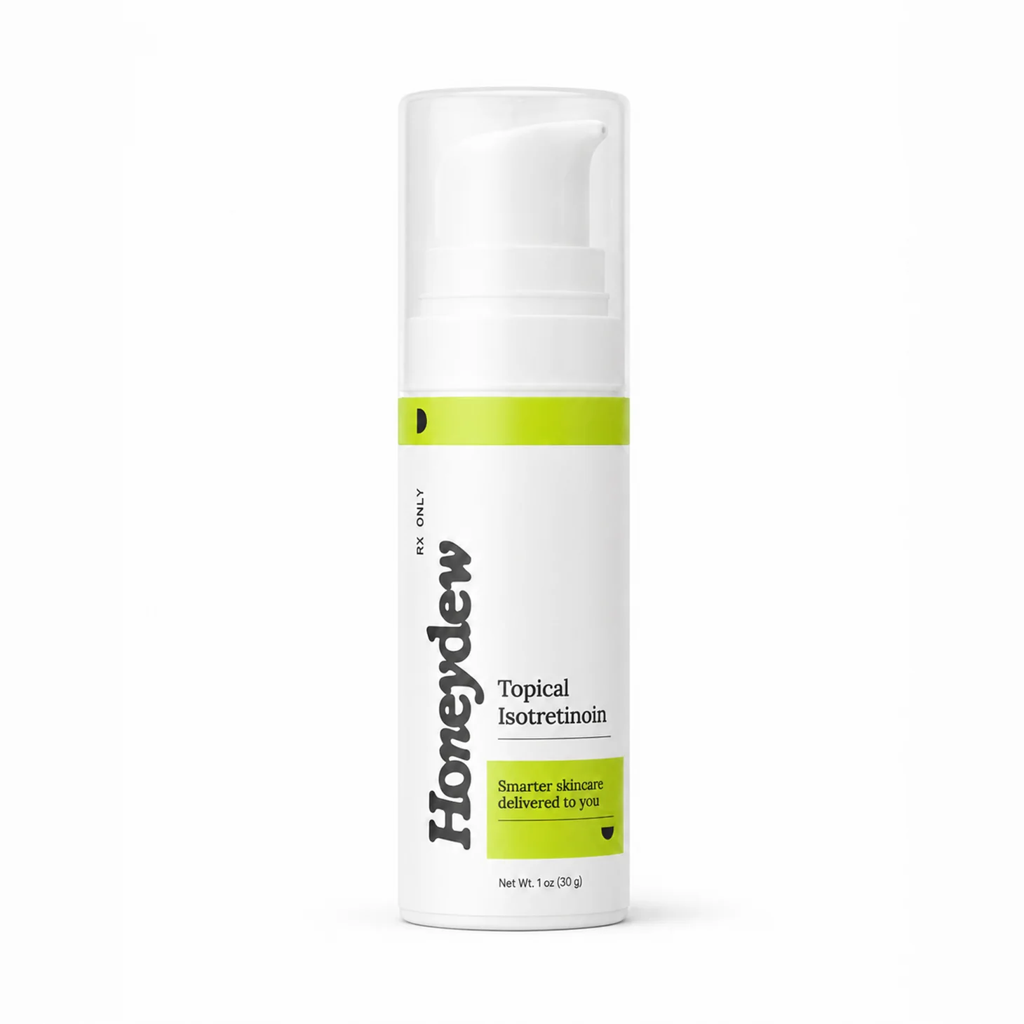 Honeydew Topical Isotretinoin cream pump bottle