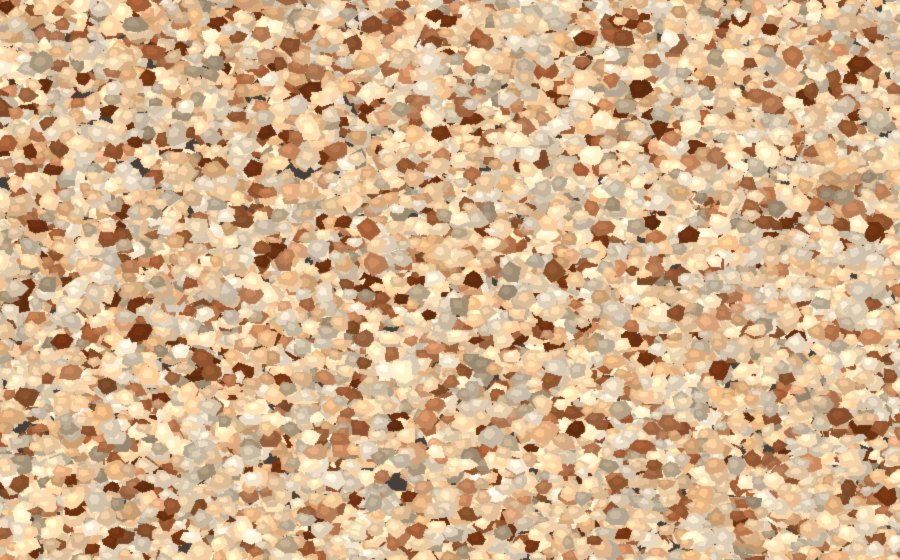 Moquette de pierre mélange Terracotta Douce