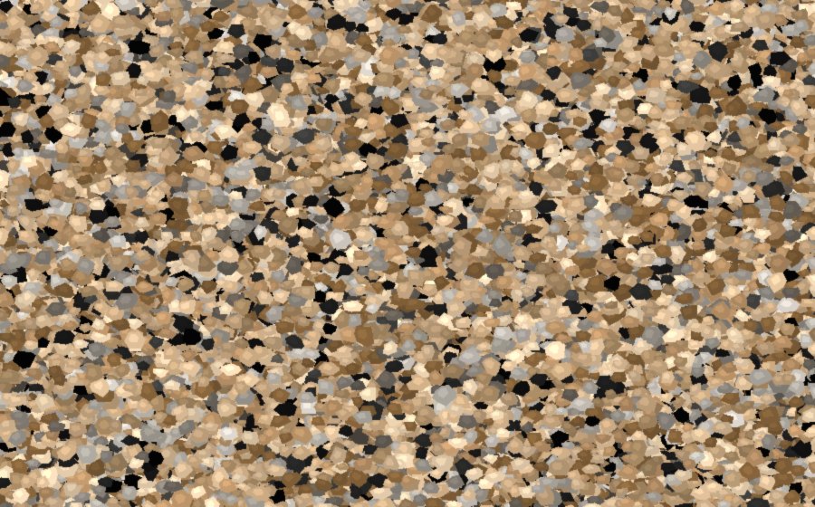 Moquette de pierre carrossable mélange Quartz Cendré