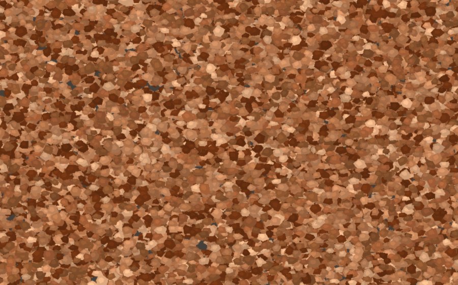 Granulat Terracotta TL-G09 pour moquette de pierre