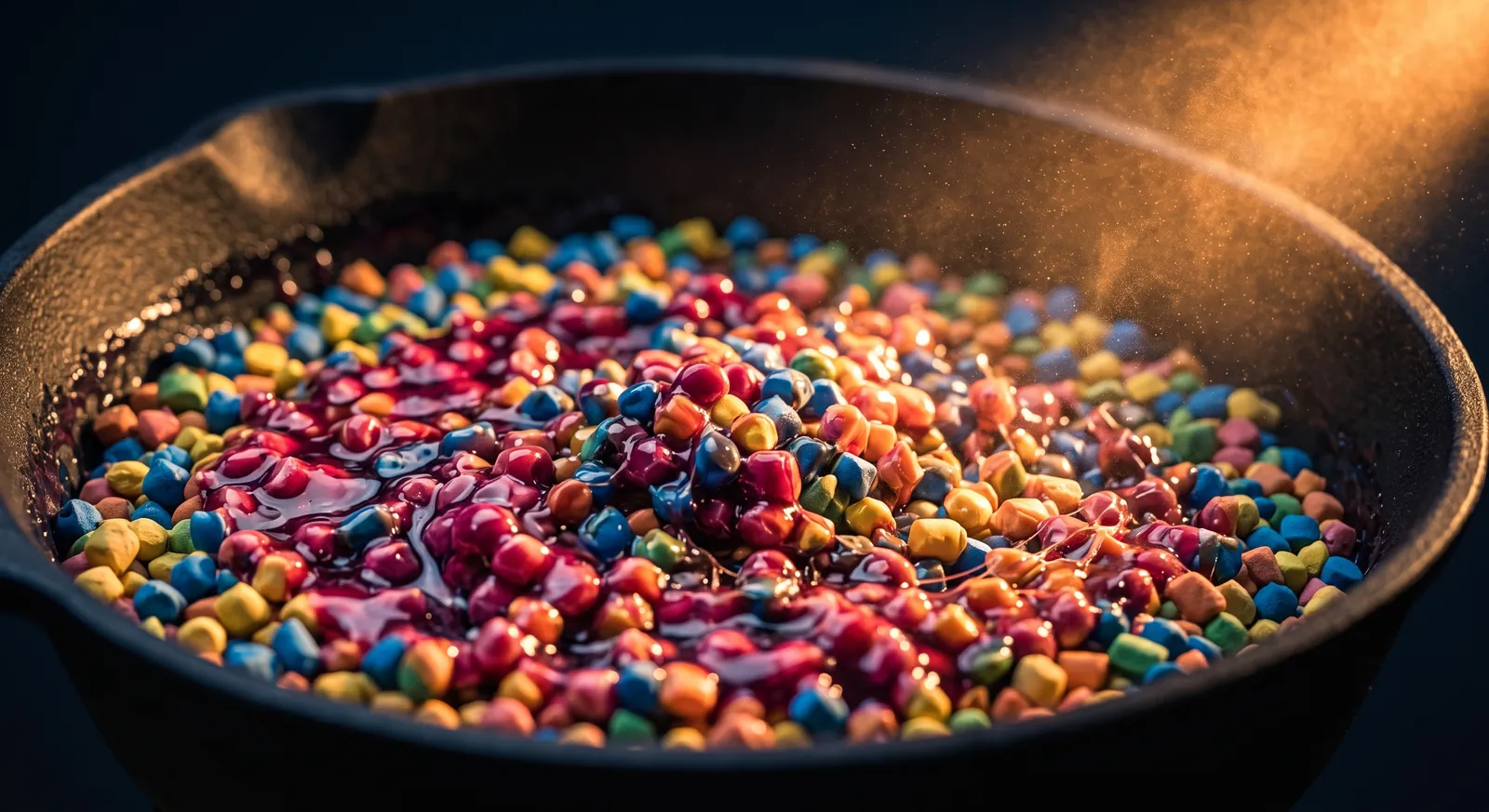 Granulats multicolores de PCE Calzado après encapsulation de la couleur