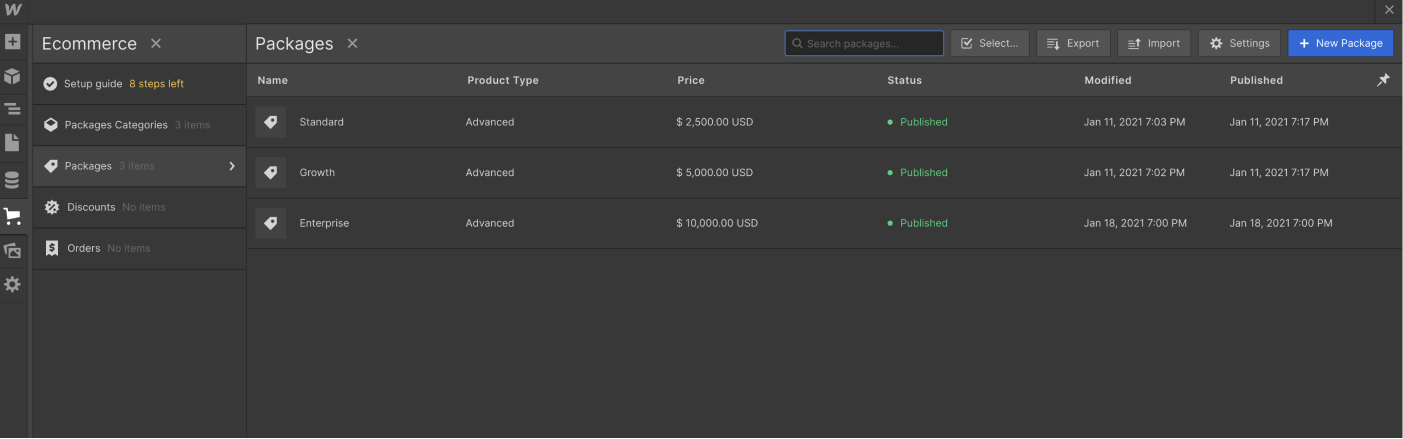 eCommerce Collection - Law Firm Webflow Template