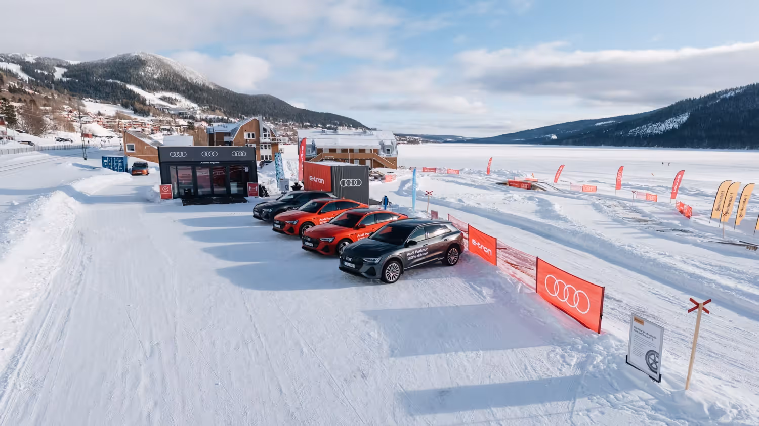 Vinter-körevent med Audi