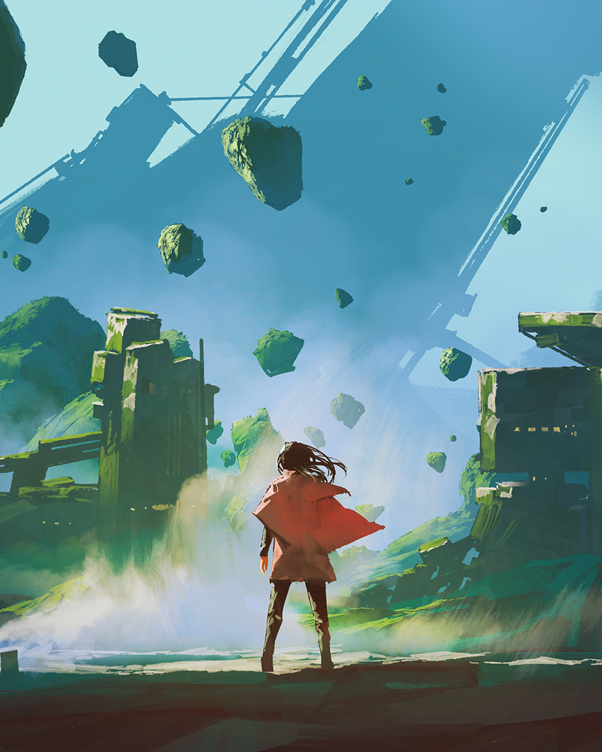 Thumbnail with a fantasy illustration