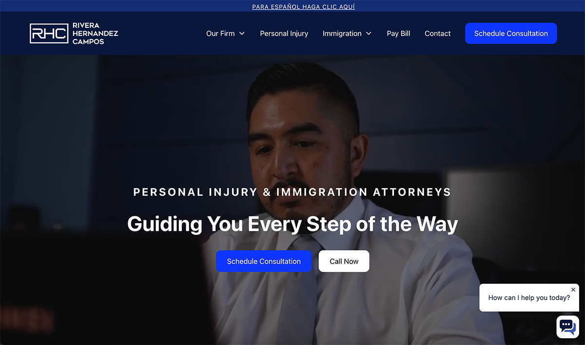 r h c law website