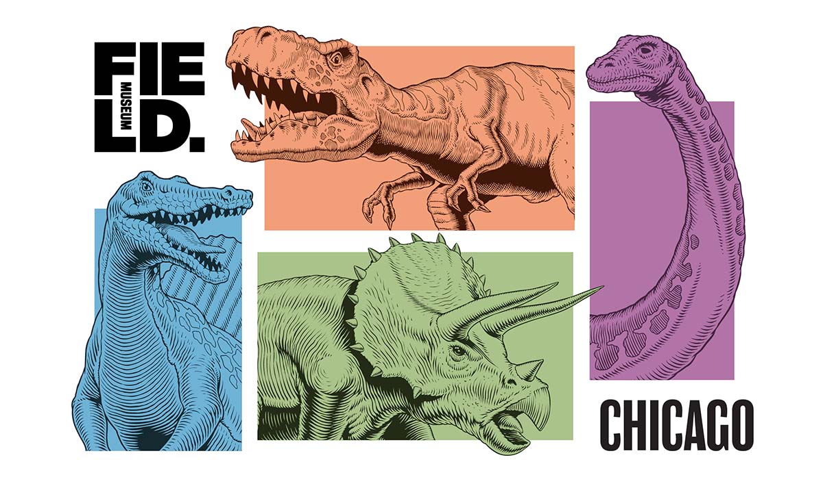 field museum dinosaur design