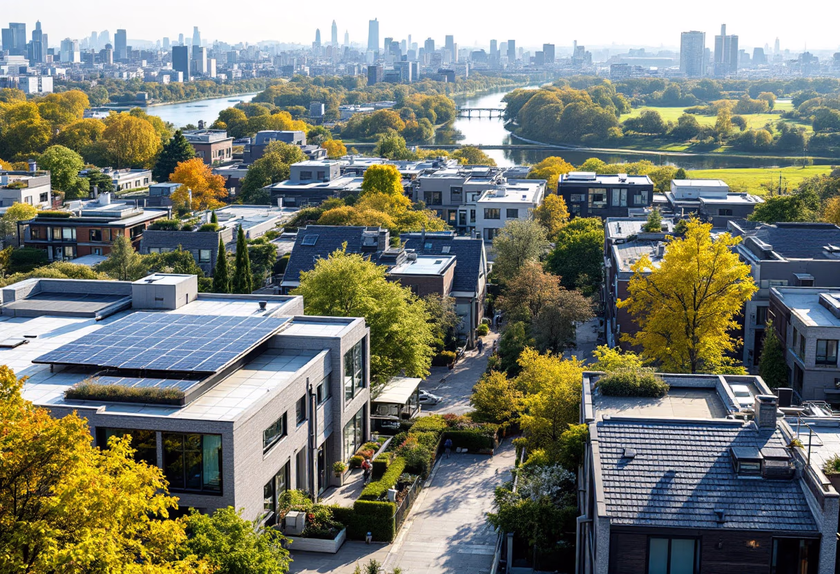 [background image] image of city view from client's area (for a plumbing service)