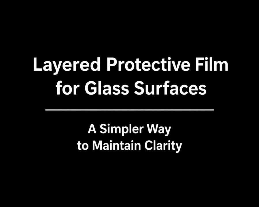 Layered Protective Film for Glass Surfaces A Practical Approach to Maintaining Clarity