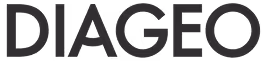 Diageo company logo in bold uppercase letters.