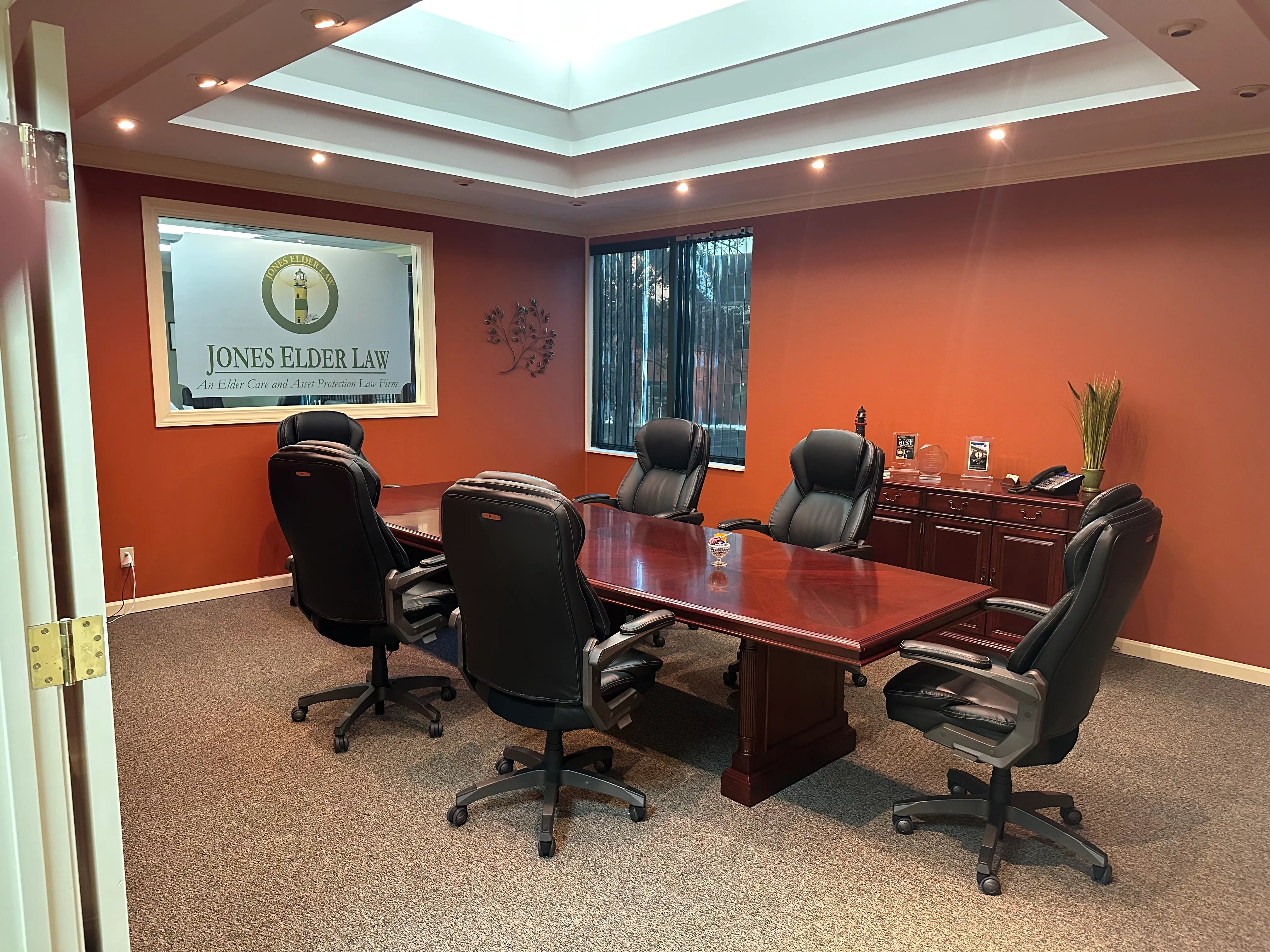 Large conference room at Jones Elder Law in St. Charles