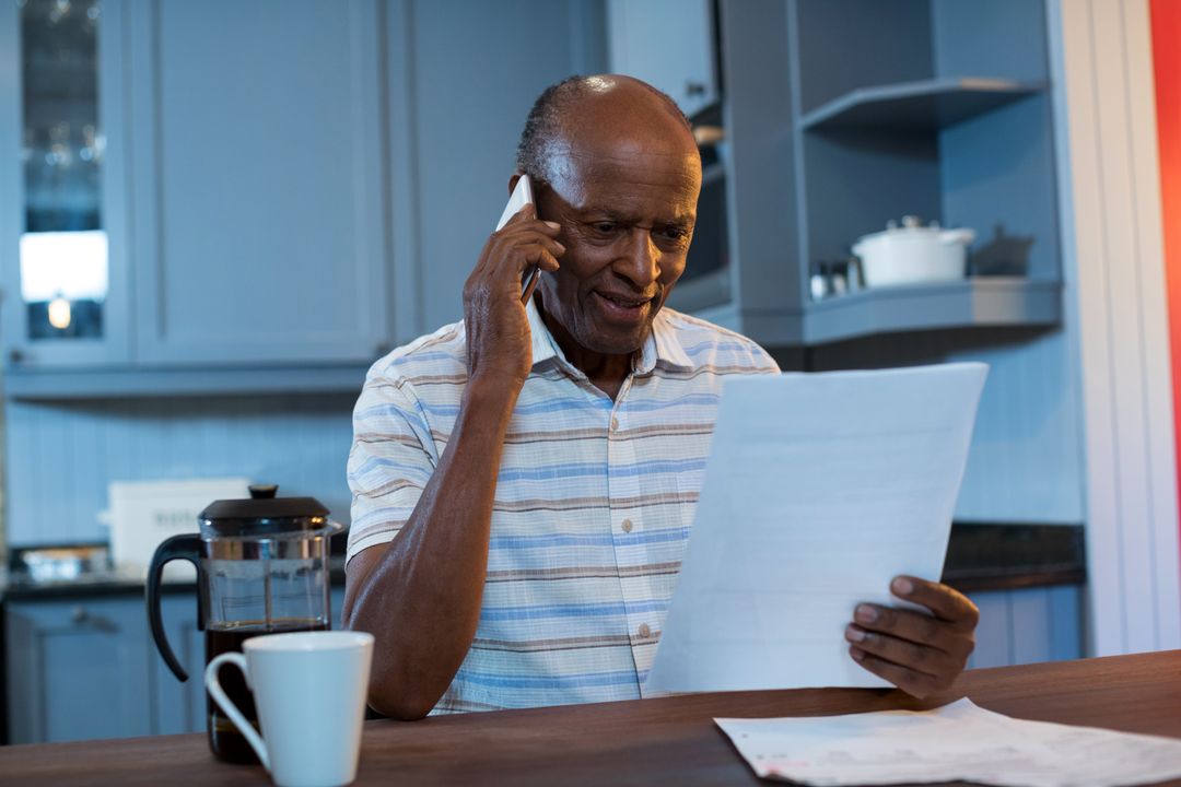 Man reviewing nursing home bills in Missouri Medicaid Crisis