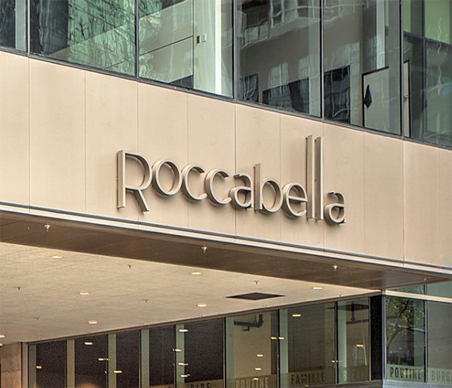 Roccabella condo towers signage