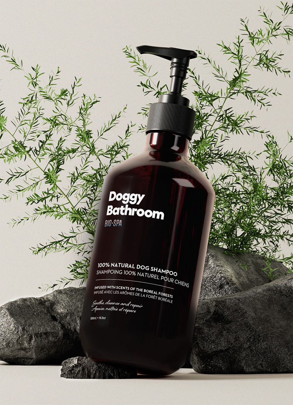 Dog Shampoo High End Branding