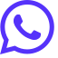 WhatsApp logo icon in blue.
