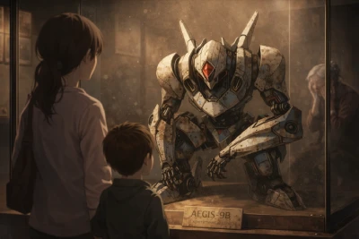 A mild mannered robot deviates from his protocol and touches many lives.