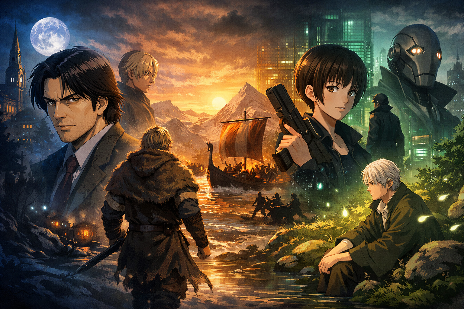 A curated look at mature, thoughtful anime that prioritize atmosphere, character, and storytelling over tropes, spectacle, and exaggerated humor.