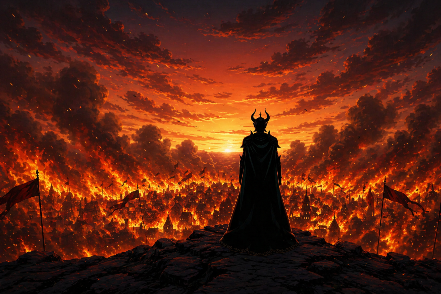 An ancient presence that does not change with time. The Horned Queen stands as a reminder that some power is not gained—it simply exists.