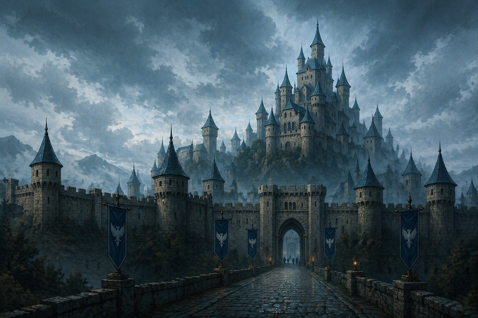 A castle shaped by memory and quiet tension. Castle Draven holds onto what time refuses to erase.