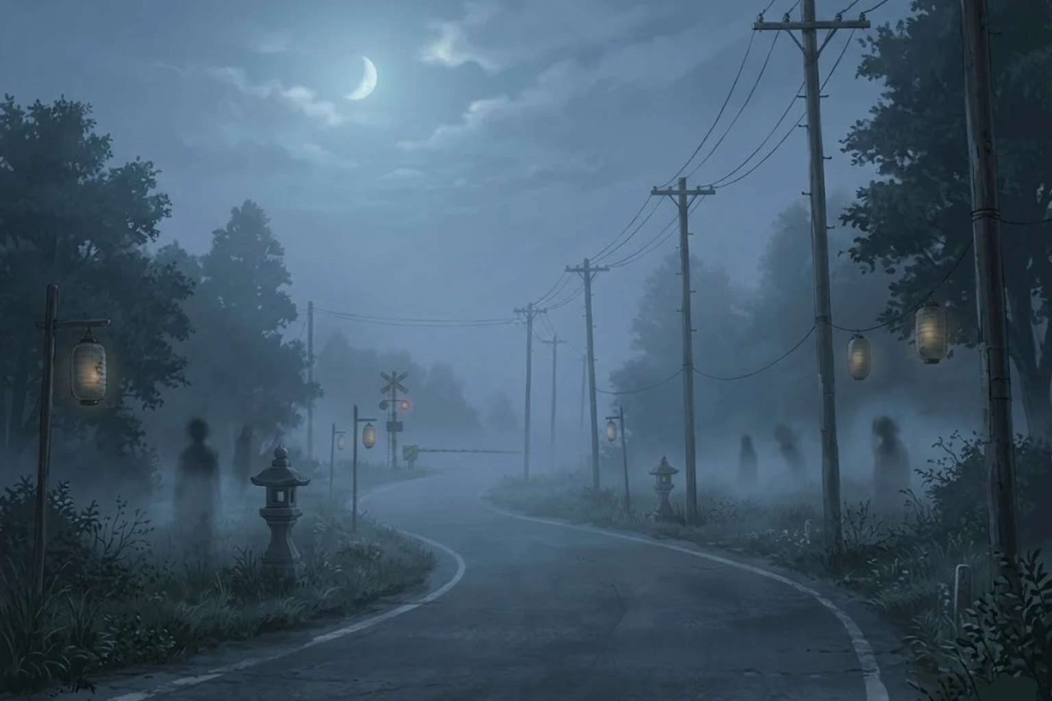 Original anime ghost stories featuring wandering spirits, haunted objects, supernatural mysteries, and encounters that linger long after the final page.