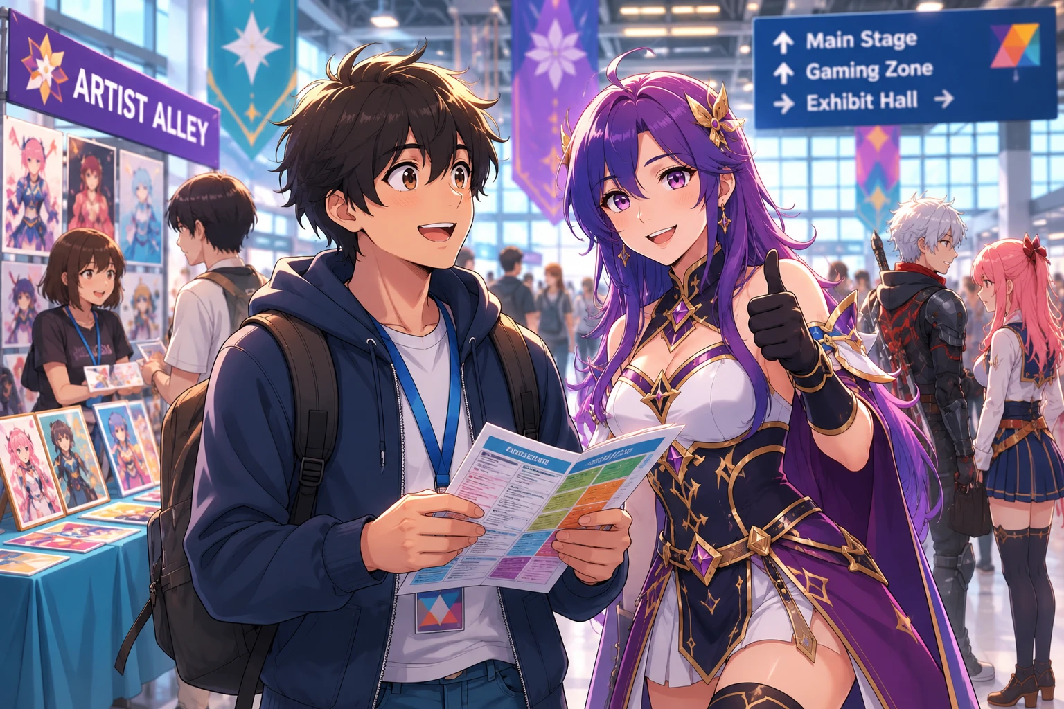 Going to your first anime convention? Learn what to bring, what to wear, how to budget, convention etiquette, cosplay tips, and what to expect.