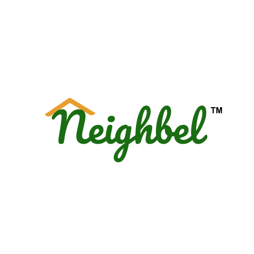 The word "Neighbel" with a roof on the N.