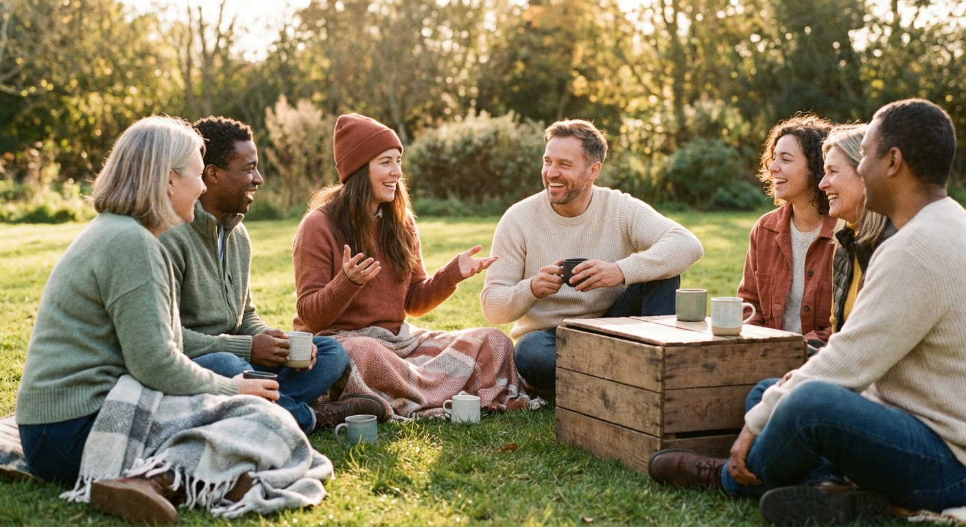People sitting together in a Synergy Circle