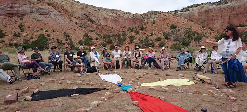 Connie at Medicine Wheel