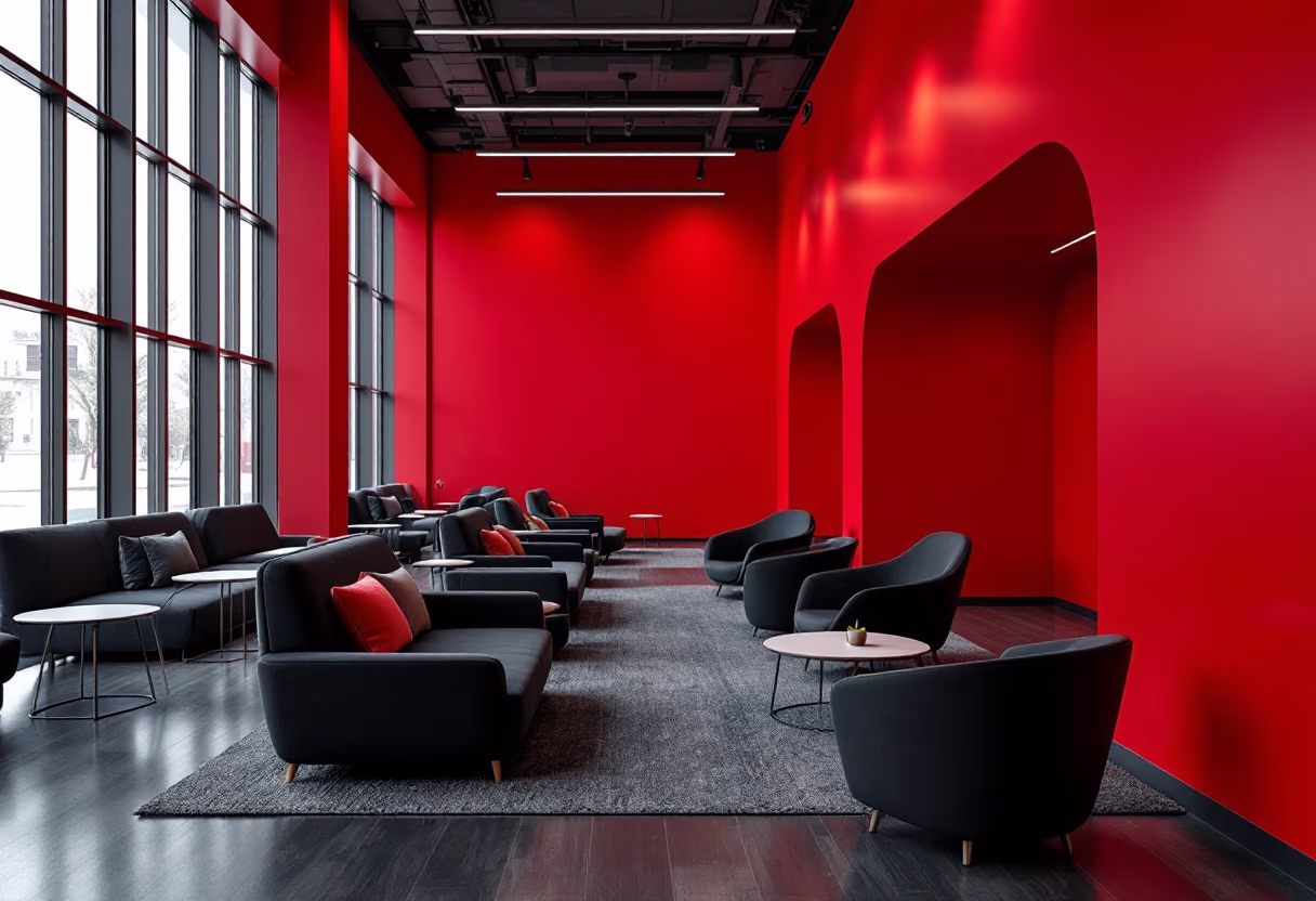 [background image] image of a study space (for a university)