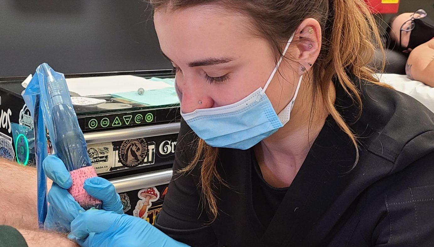 Human Kanvas Tattoo Artist dawn