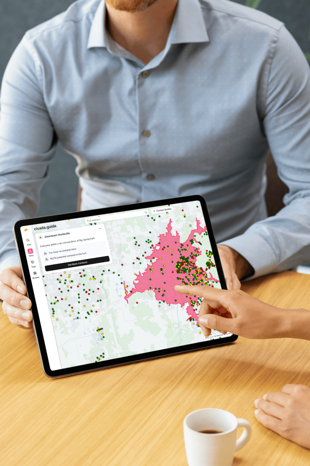 image of team collaboration (for a trucking company)