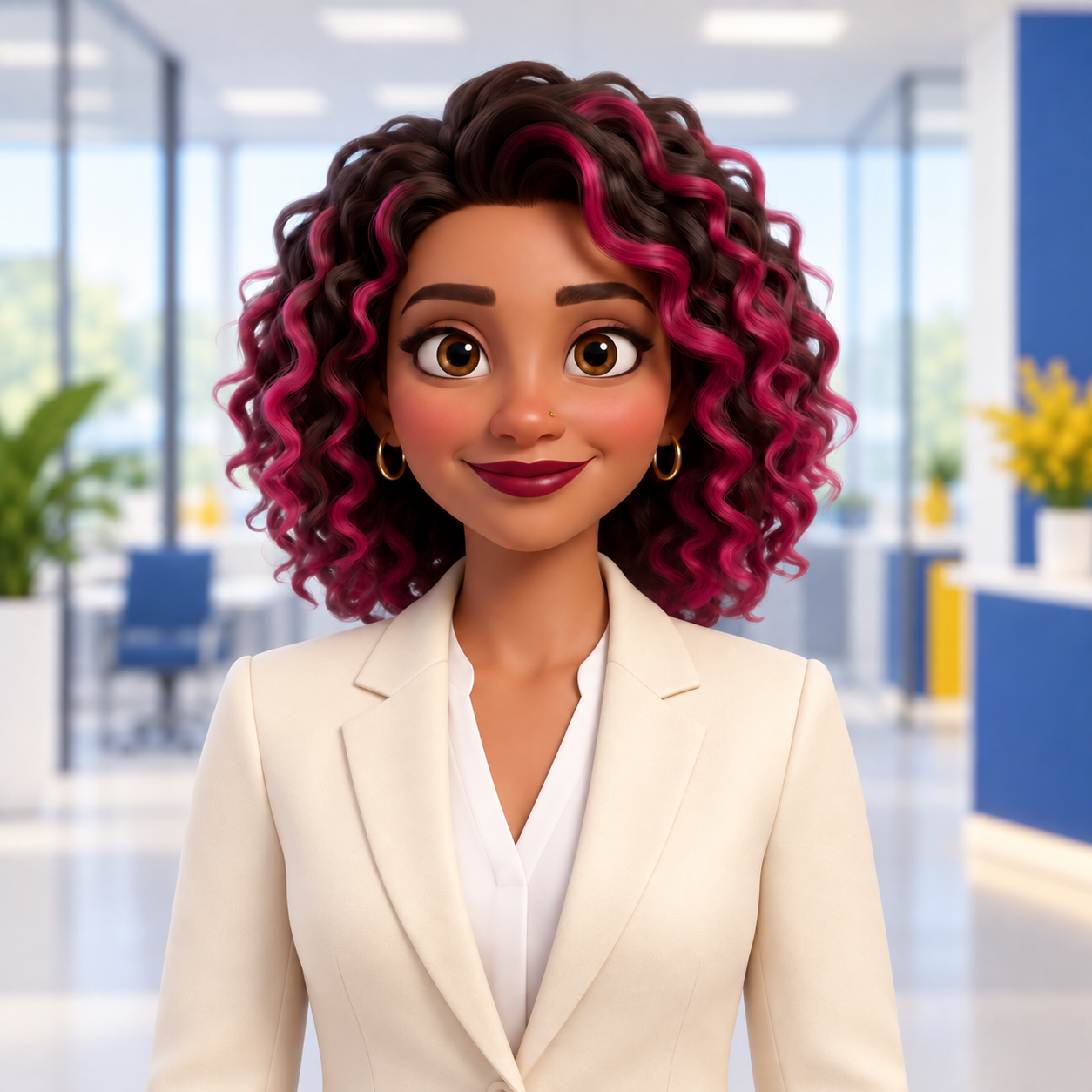 Illustrated portrait of Chelssy Valles