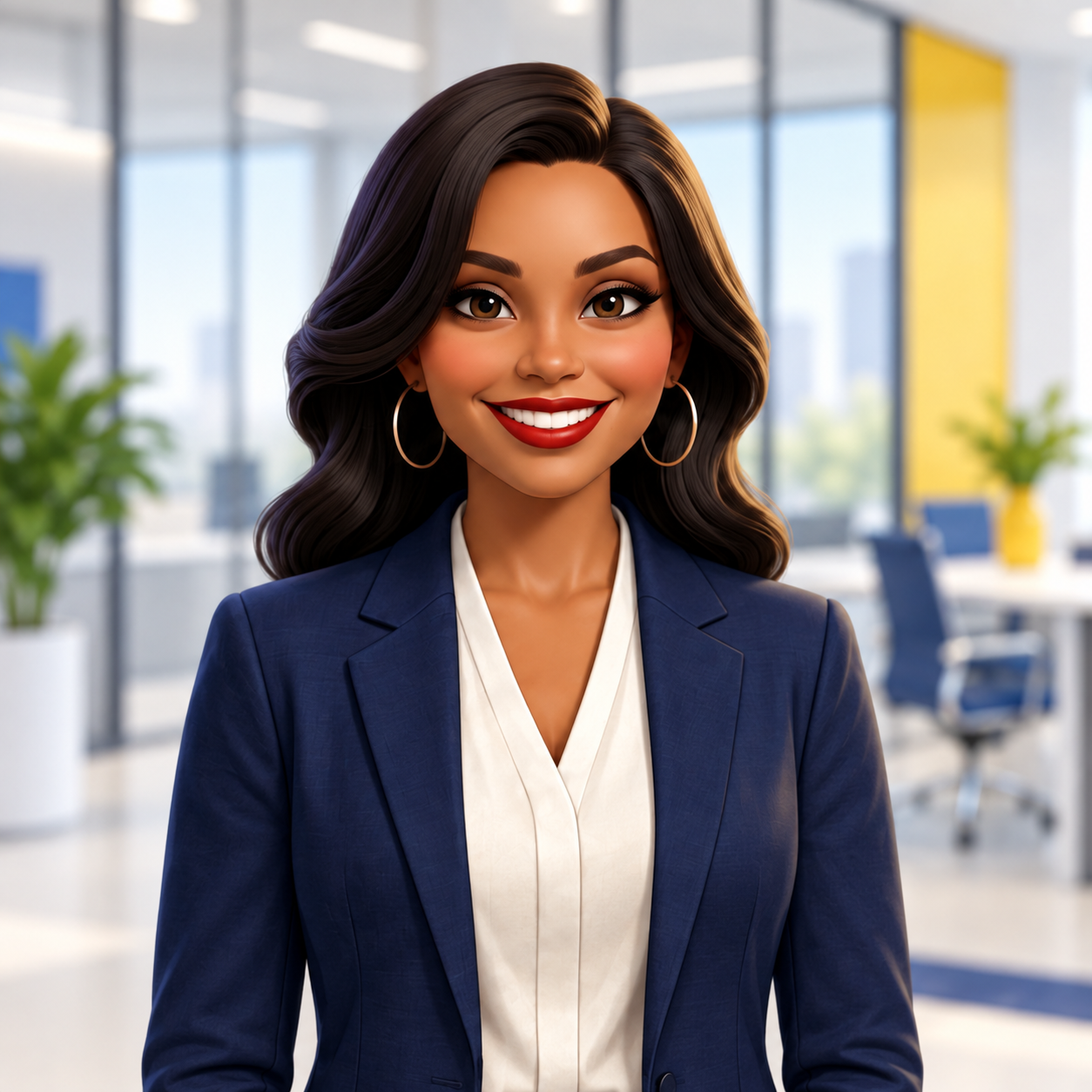 Illustrated portrait of Gloria Guadalupe