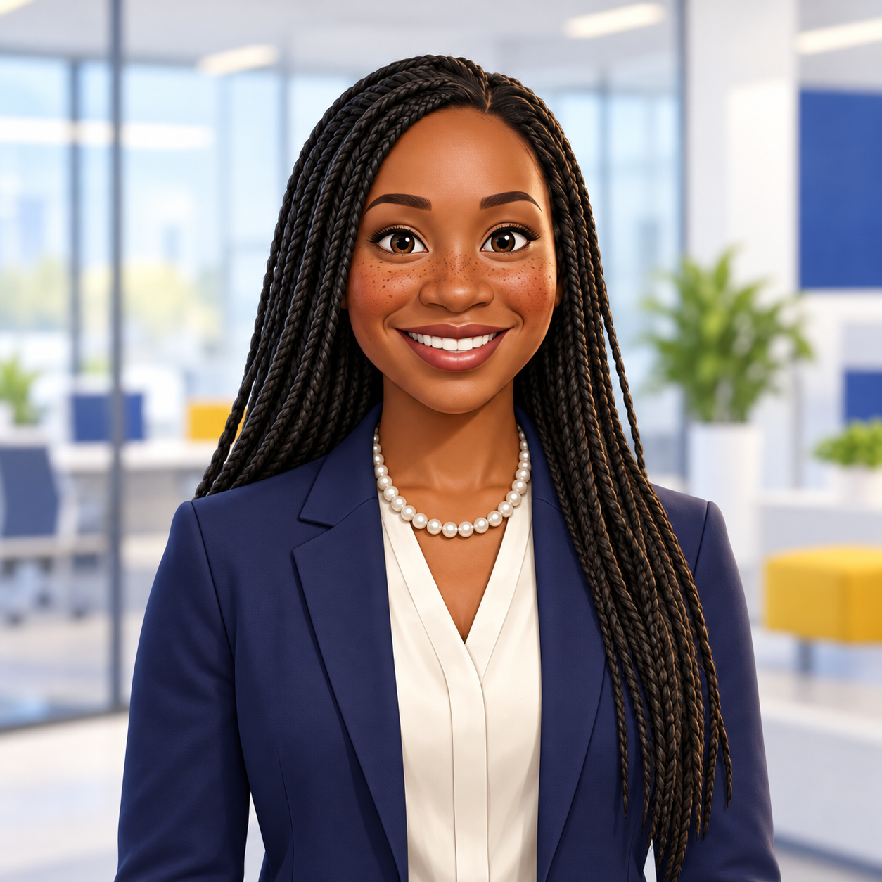 Illustrated portrait of Tanya Jordan