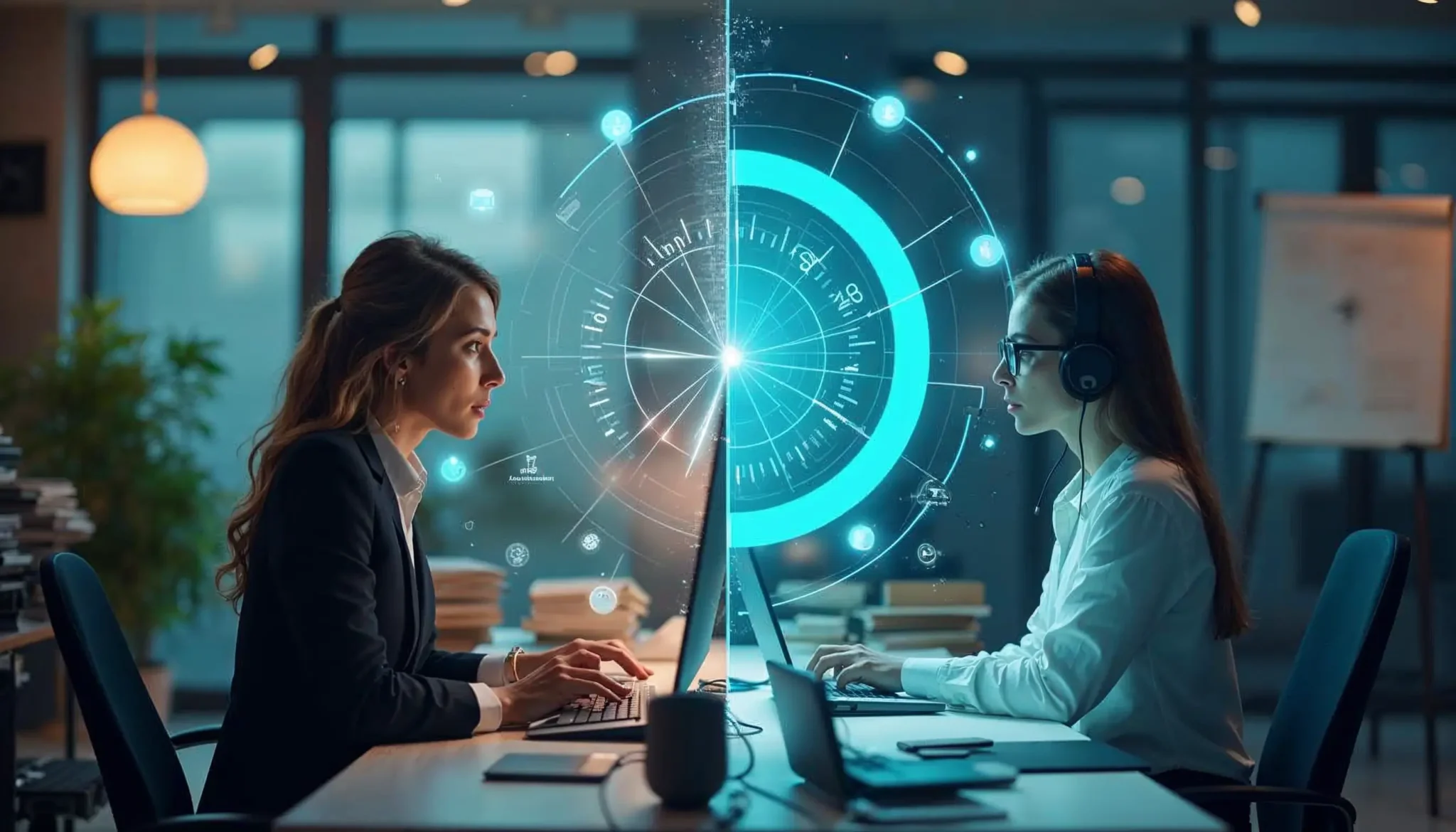 Virtual receptionist vs in-house options