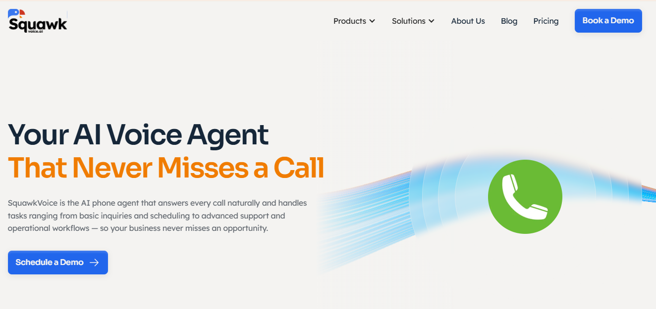 SquawkVoice Home page