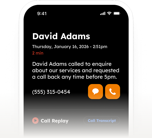 Post-call visibility