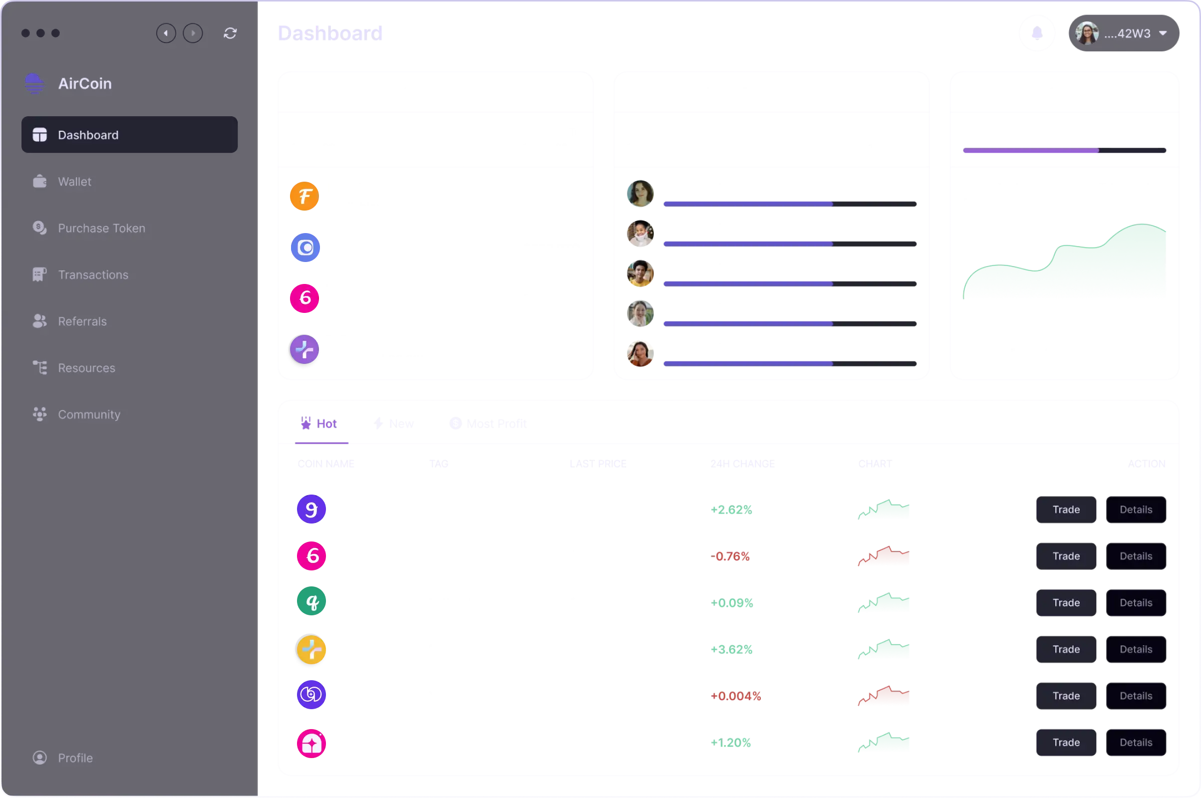 AirCoin - Webflow Template Image