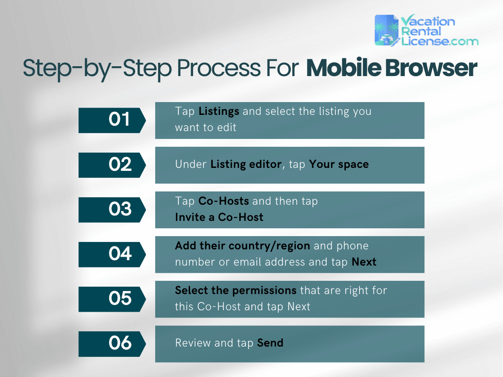 Step-by-Step Process For Mobile Browser