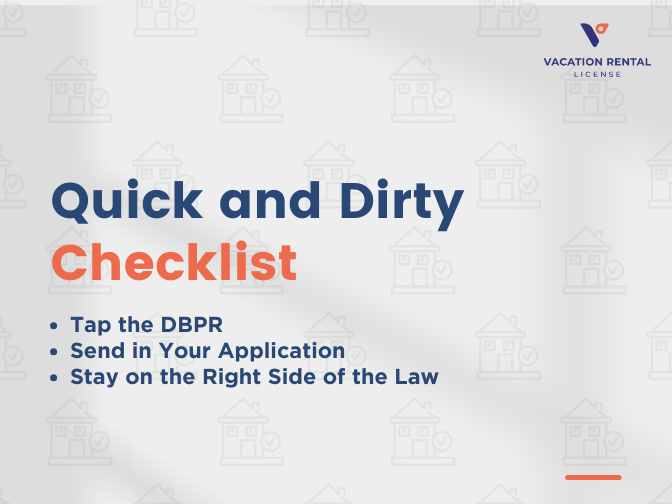 Quick and Dirty Checklist