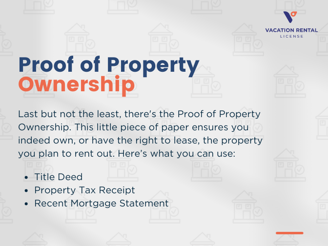 Proof of Property Ownership