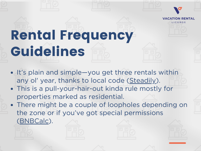 Rental Frequency Guidelines
