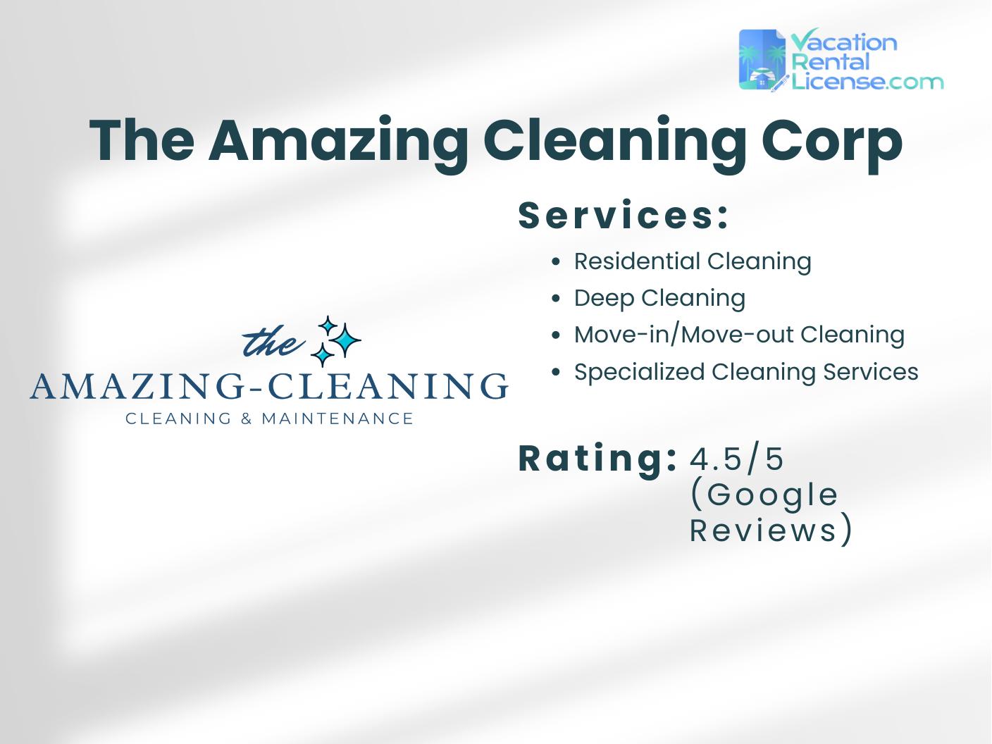 The Amazing Cleaning Corp