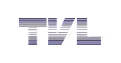 Stylized text logo displaying the letters TVL in a bold, geometric font with a gradient silver color.