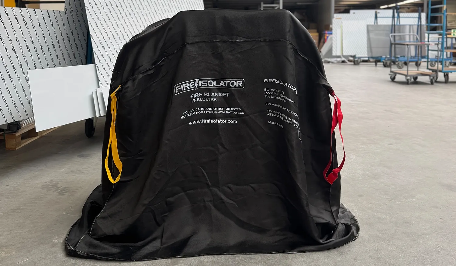 Lityum Pil Yangın Battaniyesi