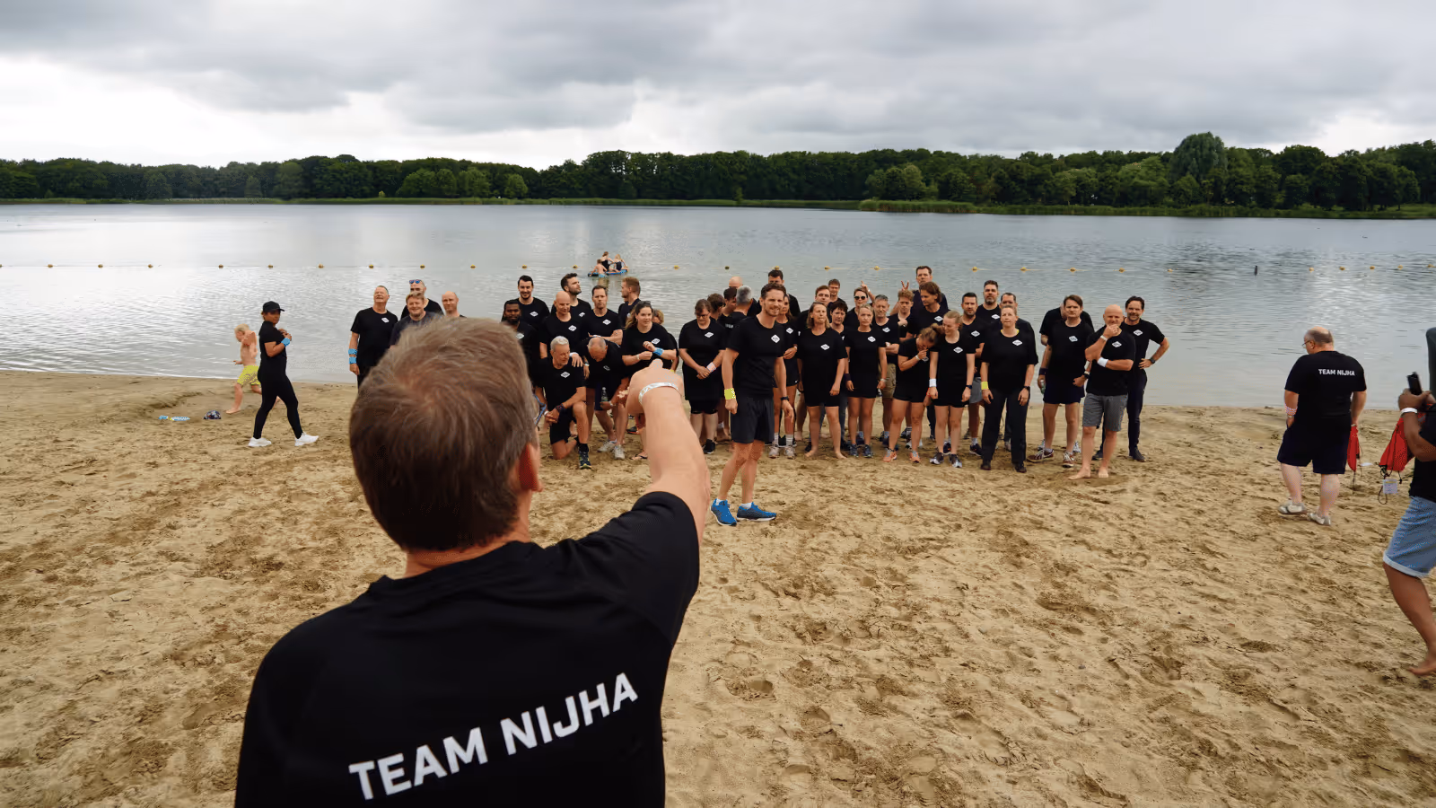 Team Nijha bij de sportdag in 2025