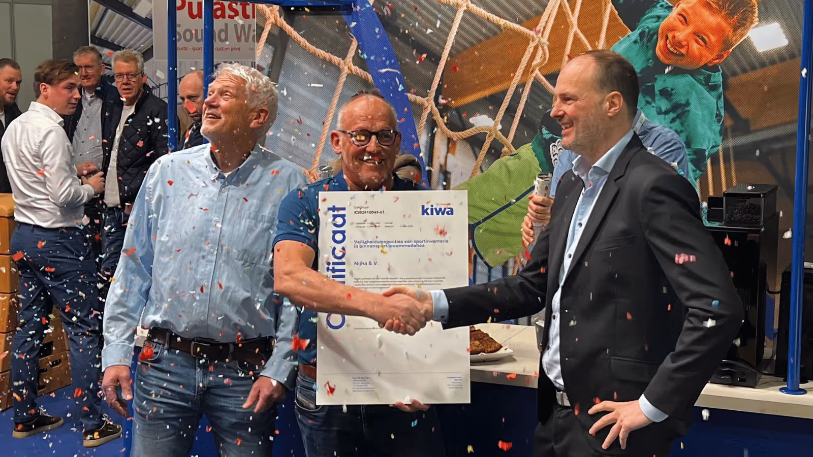 Nijha ontvangt certificaat Kiwa ISA Sport