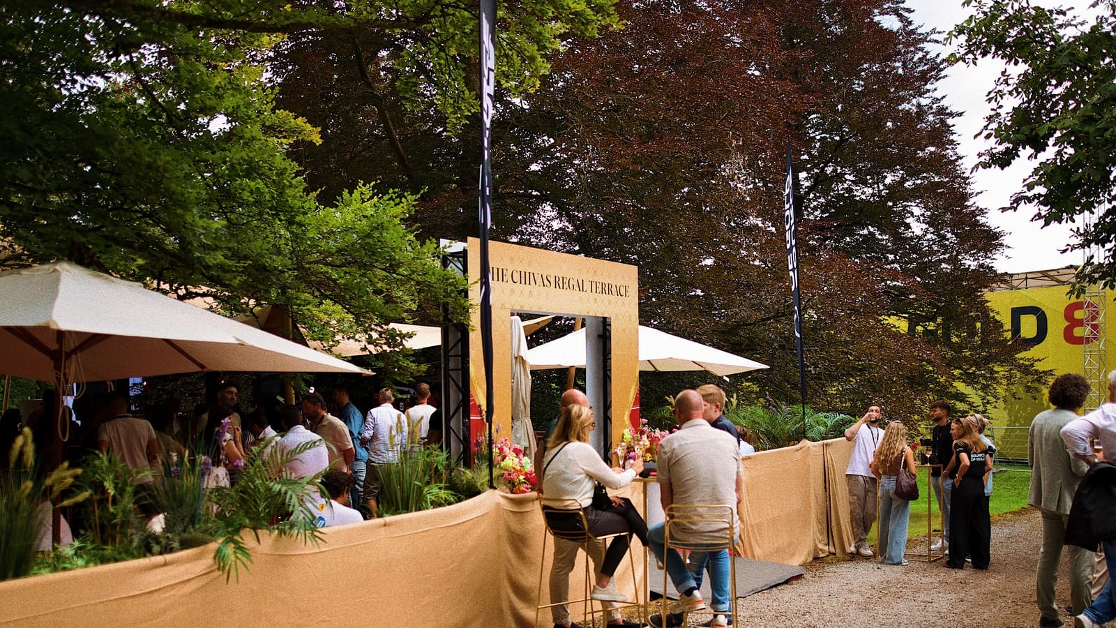 Photo de l'hospitality Chivas Regal au Grand Prix de Belgique
