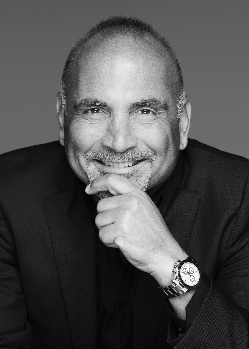 Dr. Elie Daher, black and white portrait